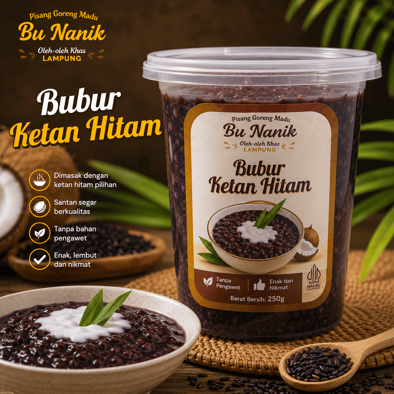 Bubur Ketan Hitam Bu Nanik